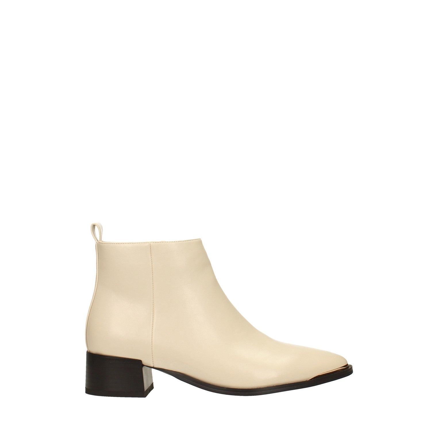 Tata Italia Stivaletti bassi con inserto dorato sulla punta. Tacco 4cm Italia