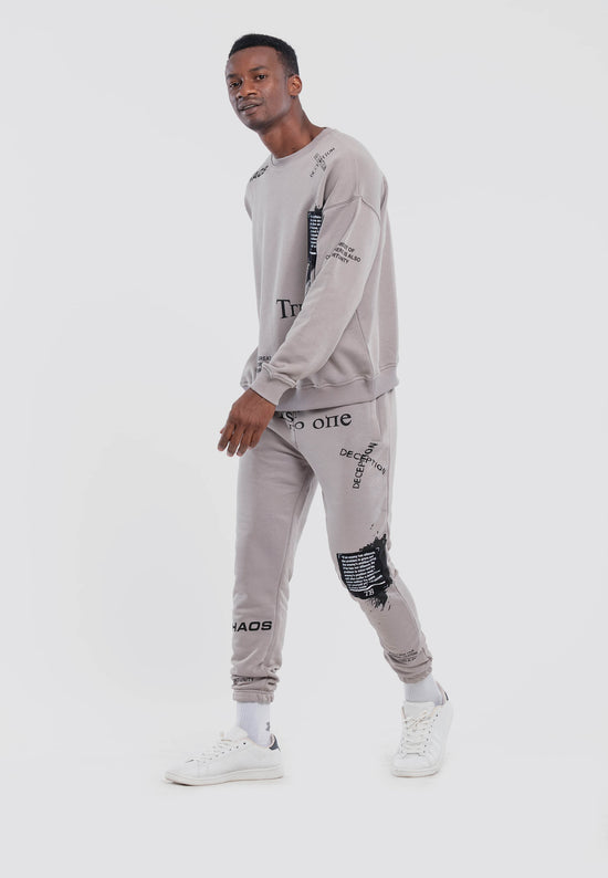 Tom Barron Tuta da ginnastica con stampa Luxe Everywhere Prezzo Ridotto