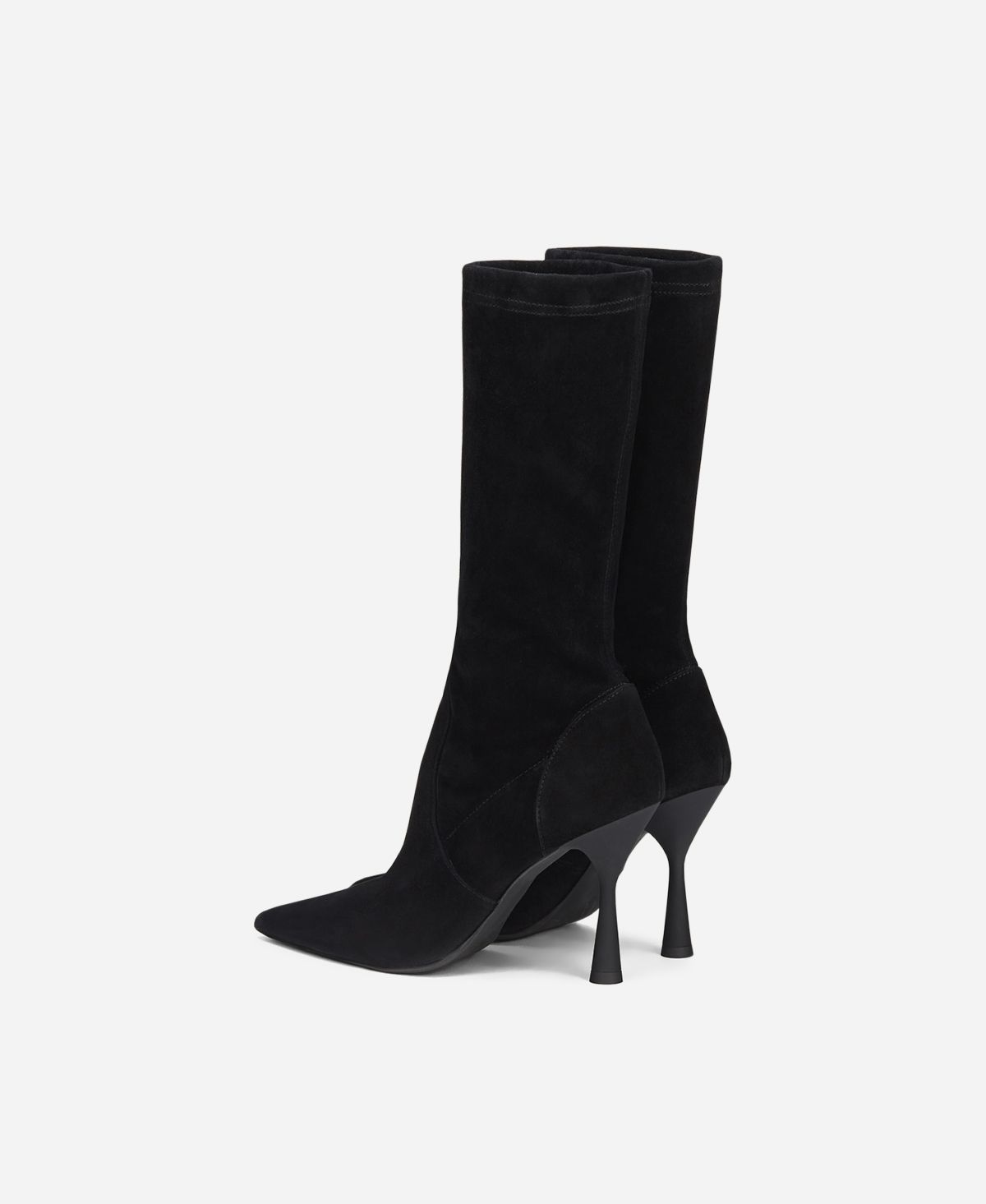 Agl Stivaletto in velour Nero LETIZIA BOOTIE Super Saving Price
