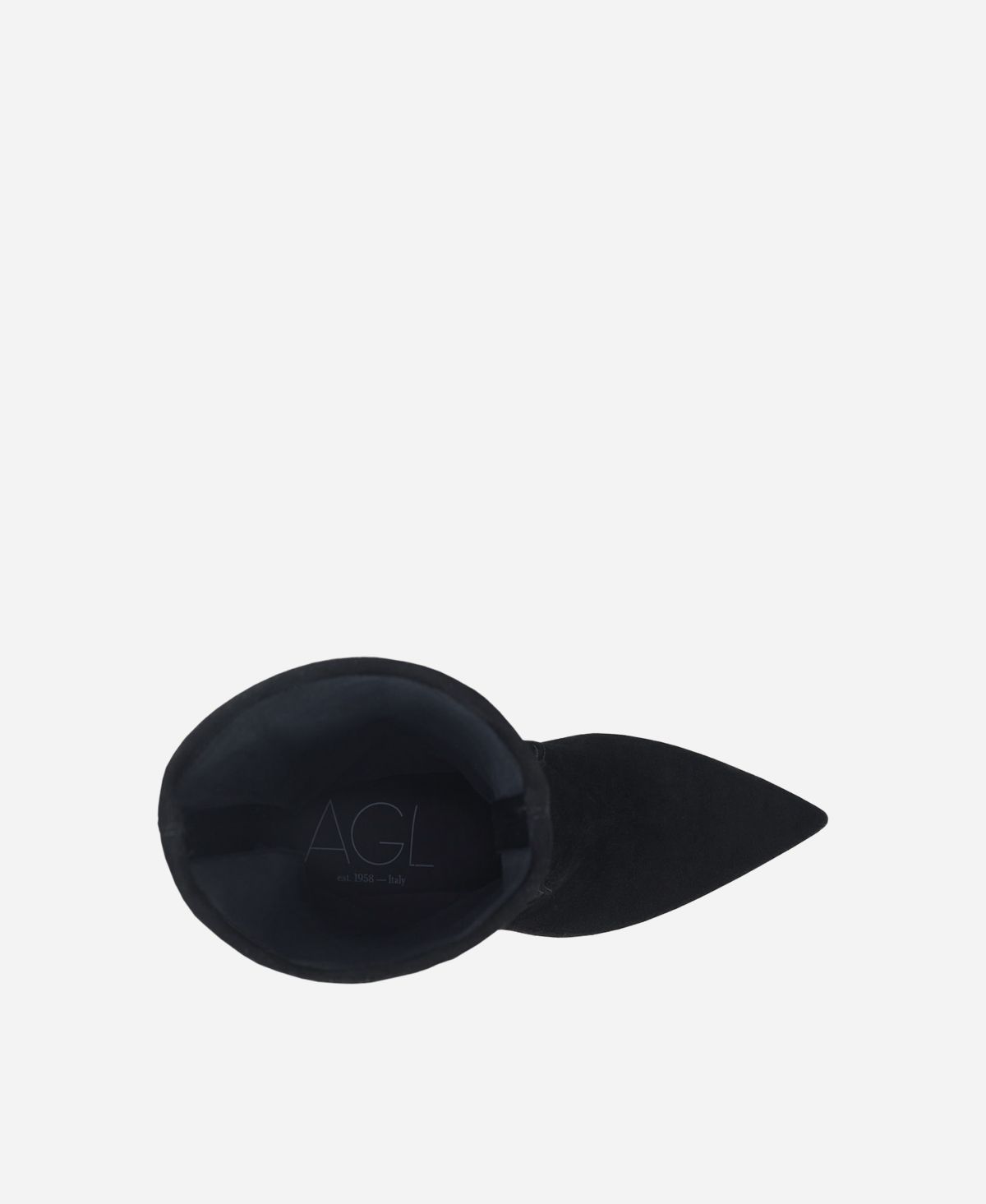 Agl Stivaletto in velour Nero LETIZIA BOOTIE Super Saving Price