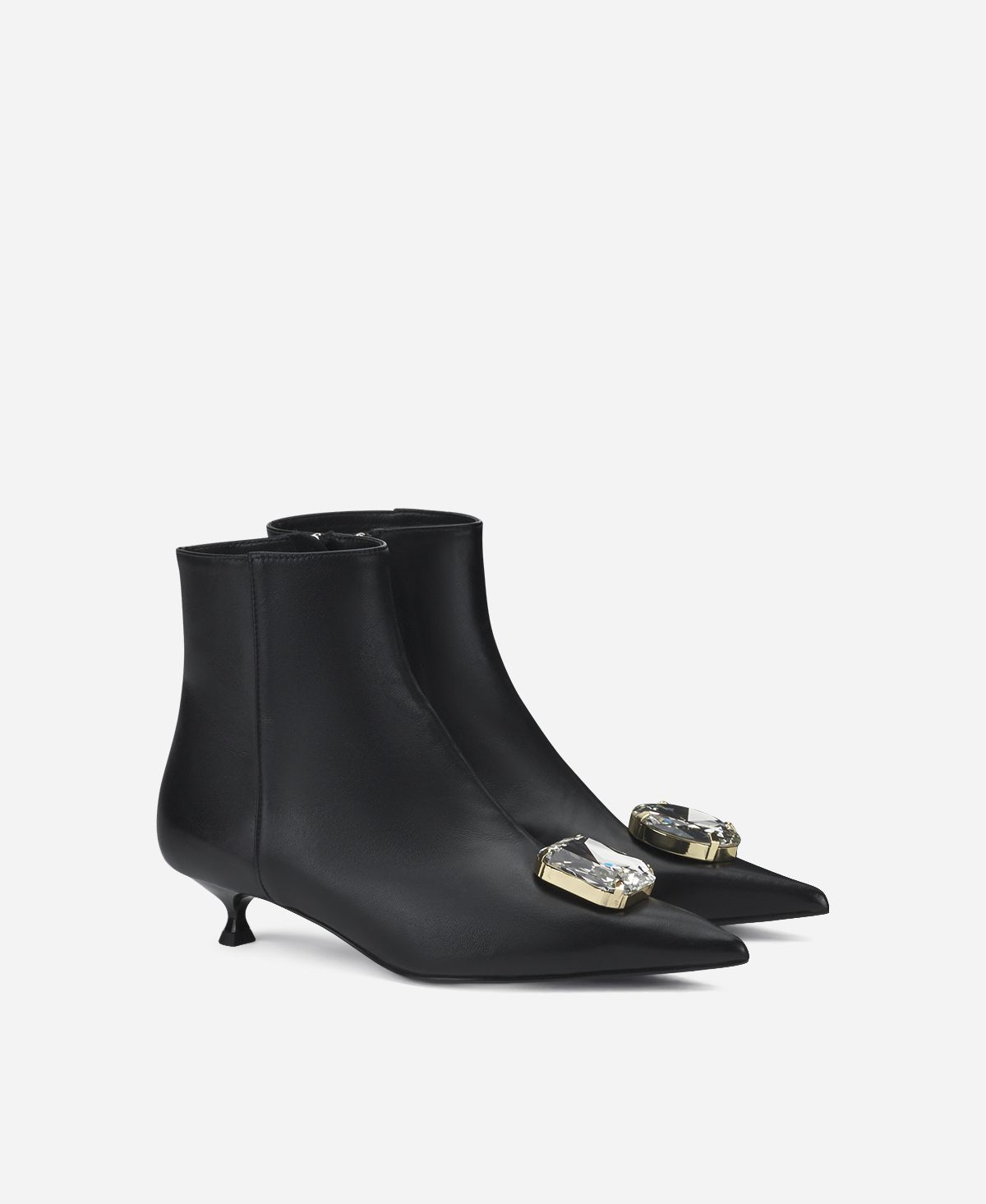 Agl Stivaletto con cristalli Nero Lenor bootie Crystal Spedizione Gratuita