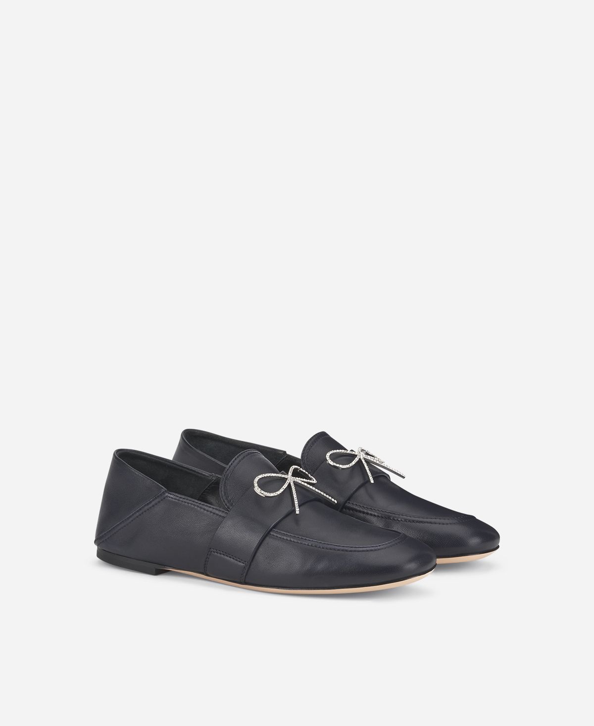 Agl Mocassino con fiocco Blu Crystal Ribbon Acquista Ora