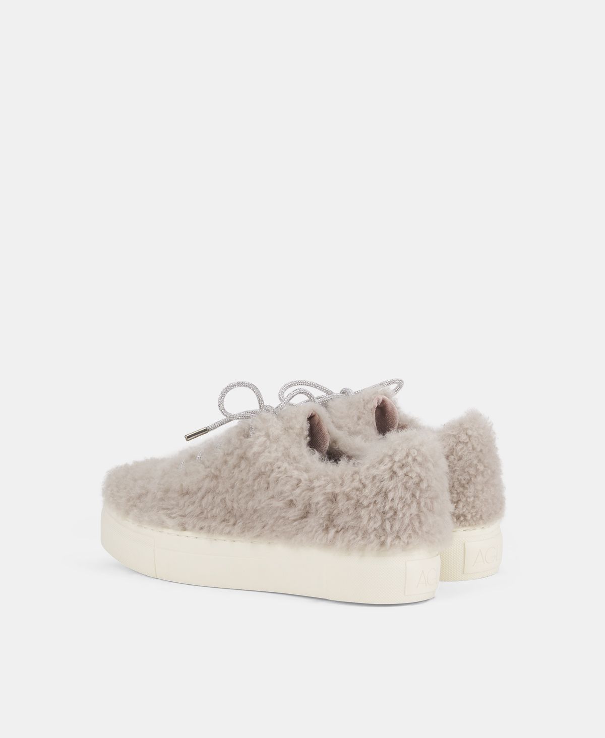 Agl Sneaker in pelliccia Crema Elda Promozione Limitata
