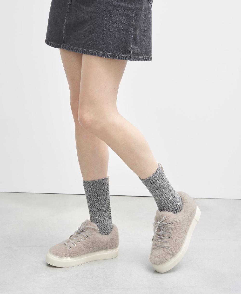 Agl Sneaker in pelliccia Crema Elda Promozione Limitata