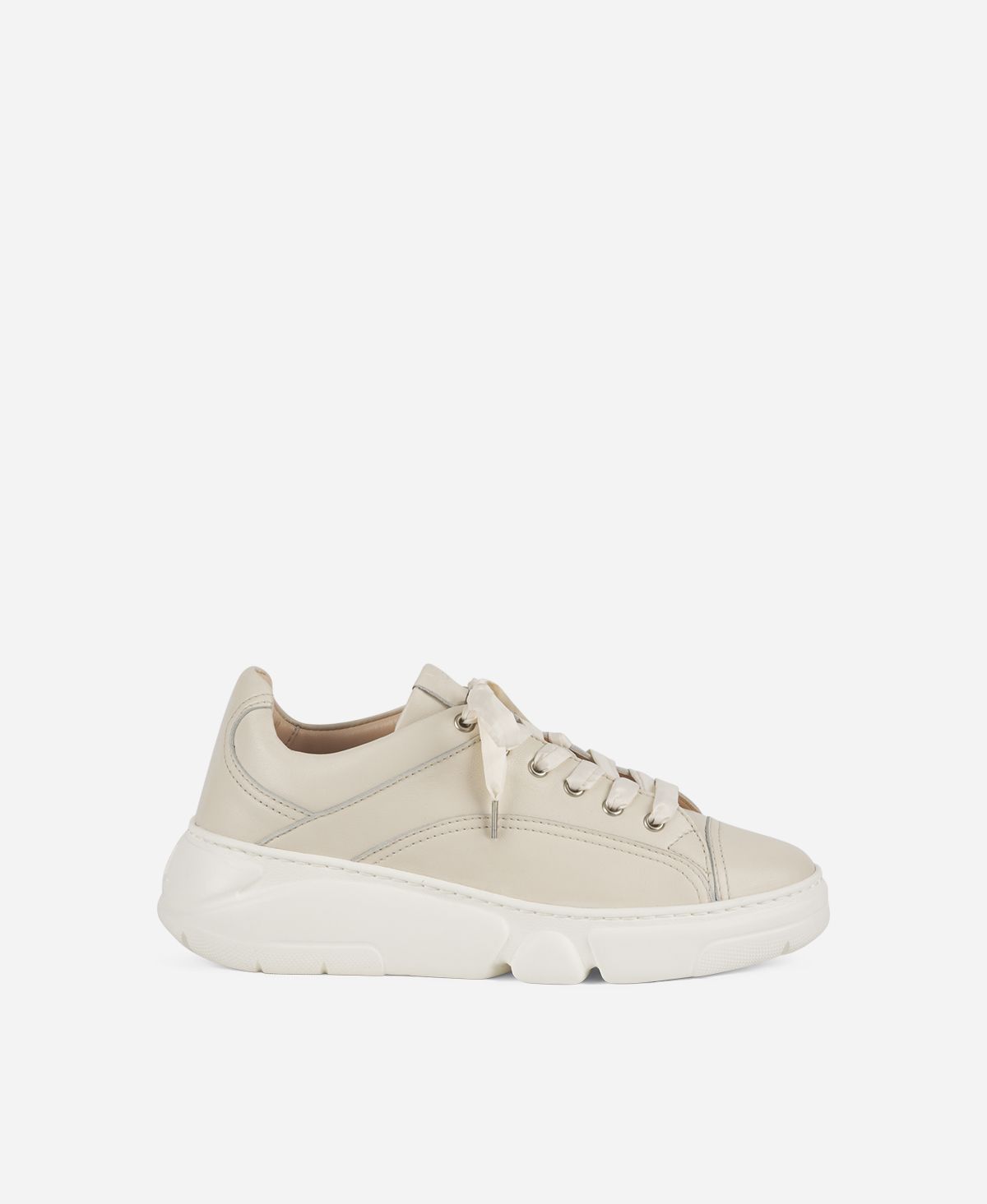 Agl Sneaker con lacci in nylon Avorio Fiona