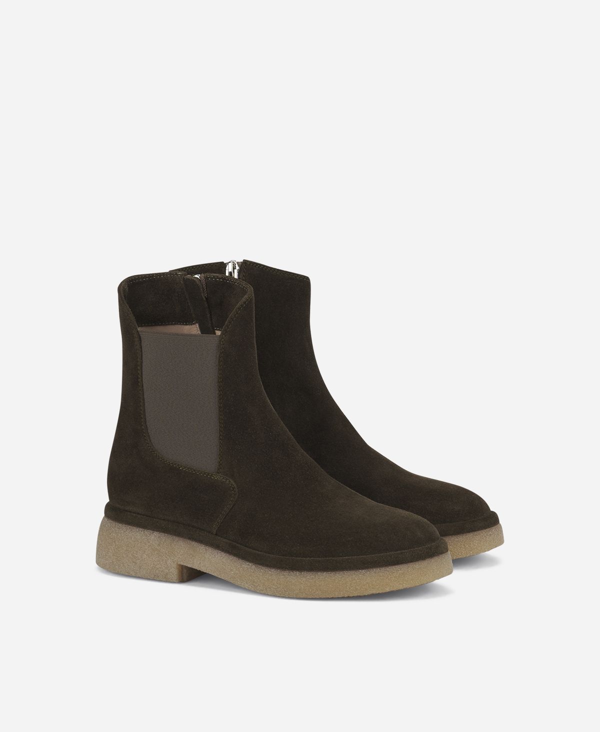 Agl Stivaletto con zip ed elastico Brown Alison R Beat Offerte