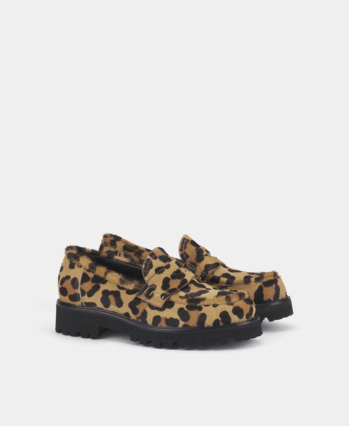Agl Mocassino animalier con suola chunky Stampa leopard Goldie Vendita Economica