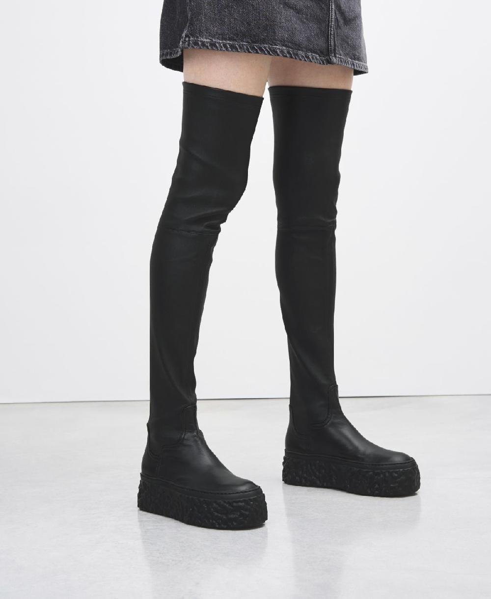 Agl Stivale cuissard stretch Nero Magma Boot Italy