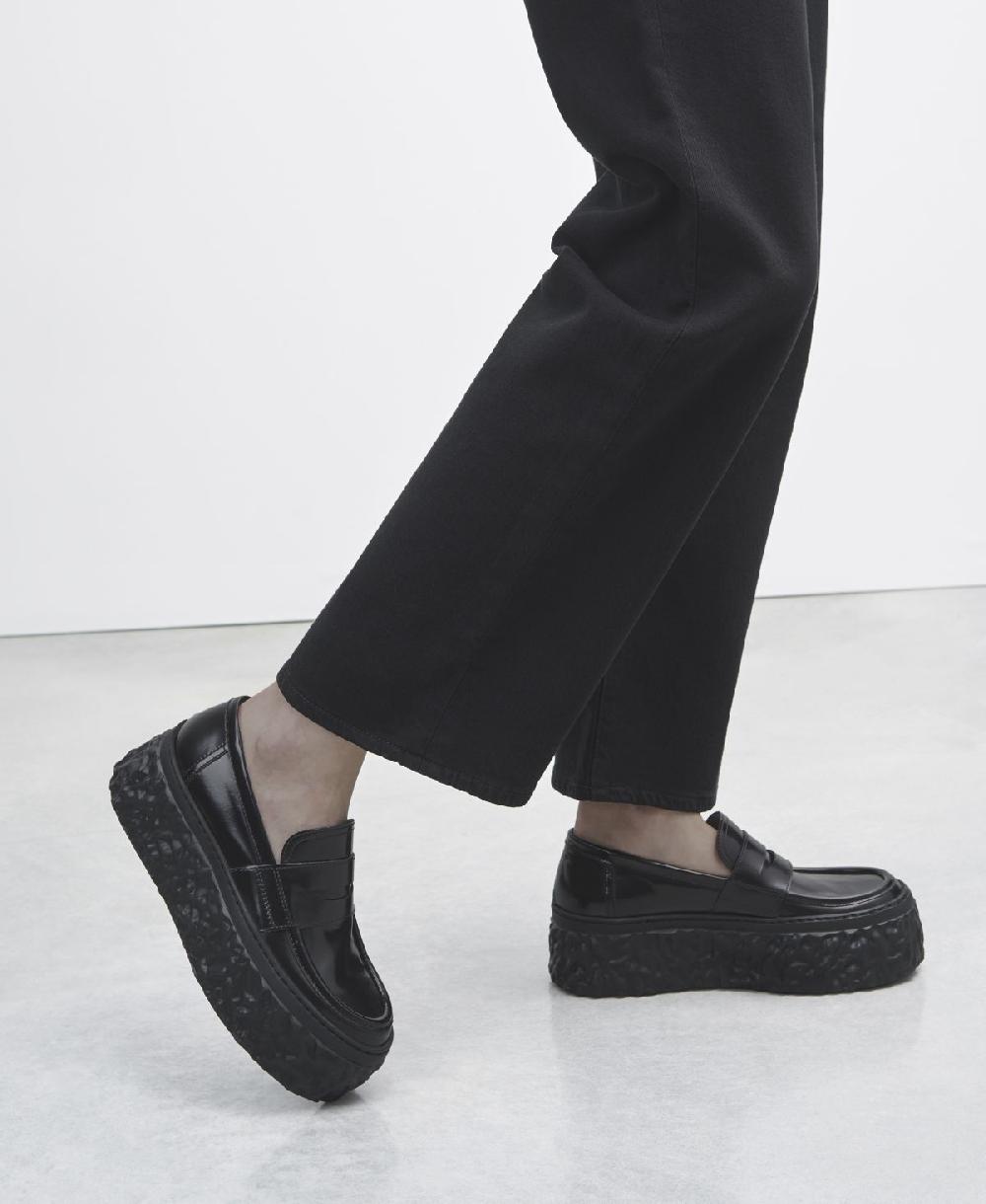 Agl Mocassino con platform Nero Magma Moc Spedizione Gratuita