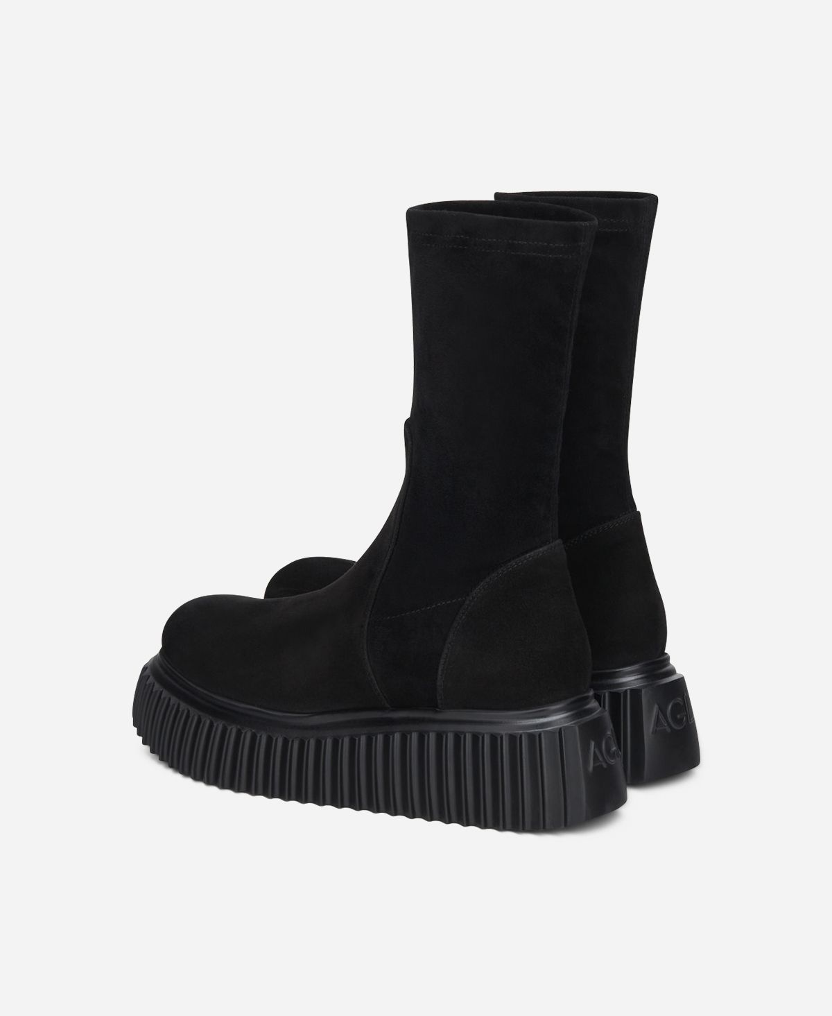 Agl Stivaletto in velour Nero MILAGROS STRETCH Acquista Ora