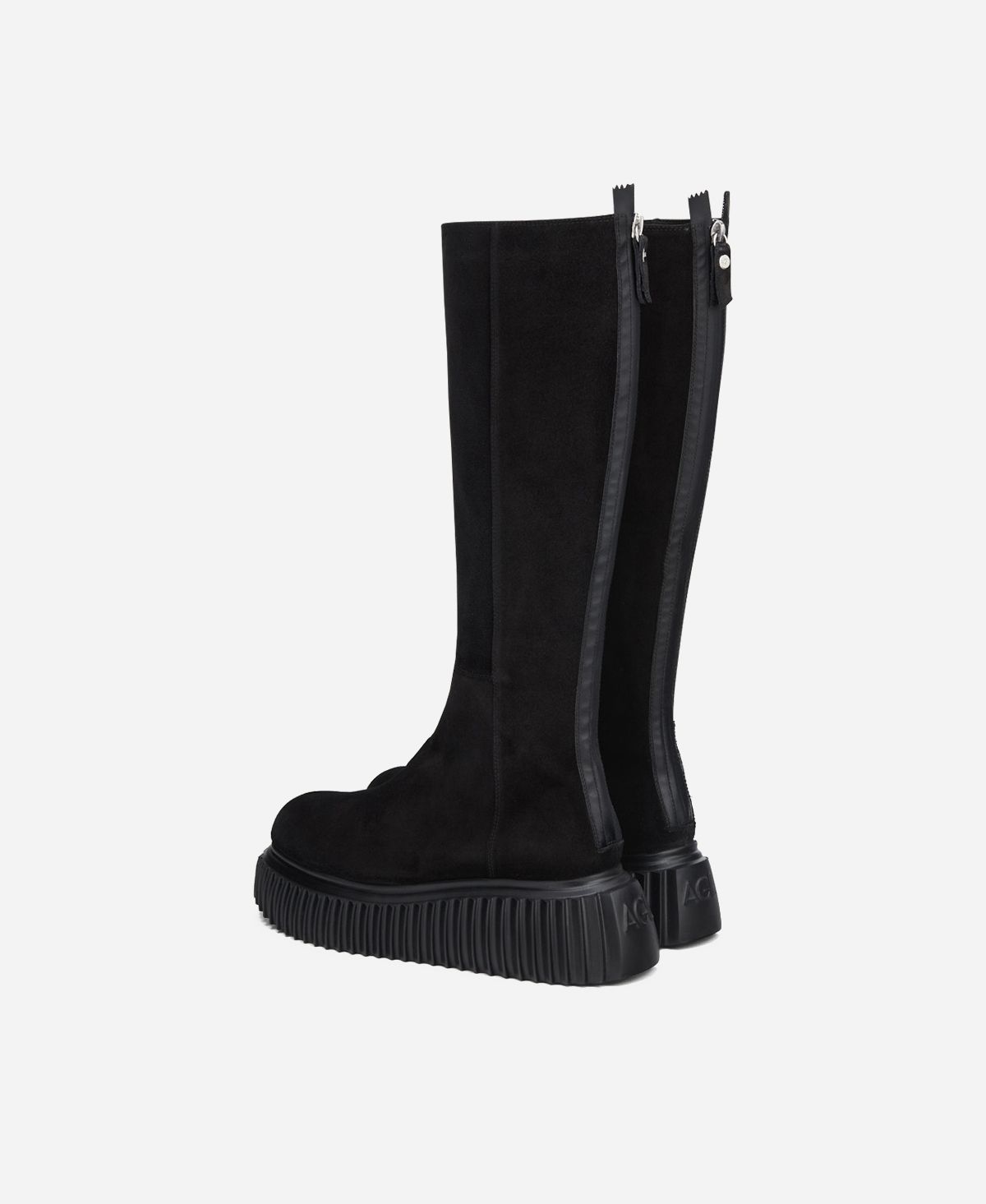 Agl Stivale in velour Nero MILAGROS BOOT Promozione Limitata