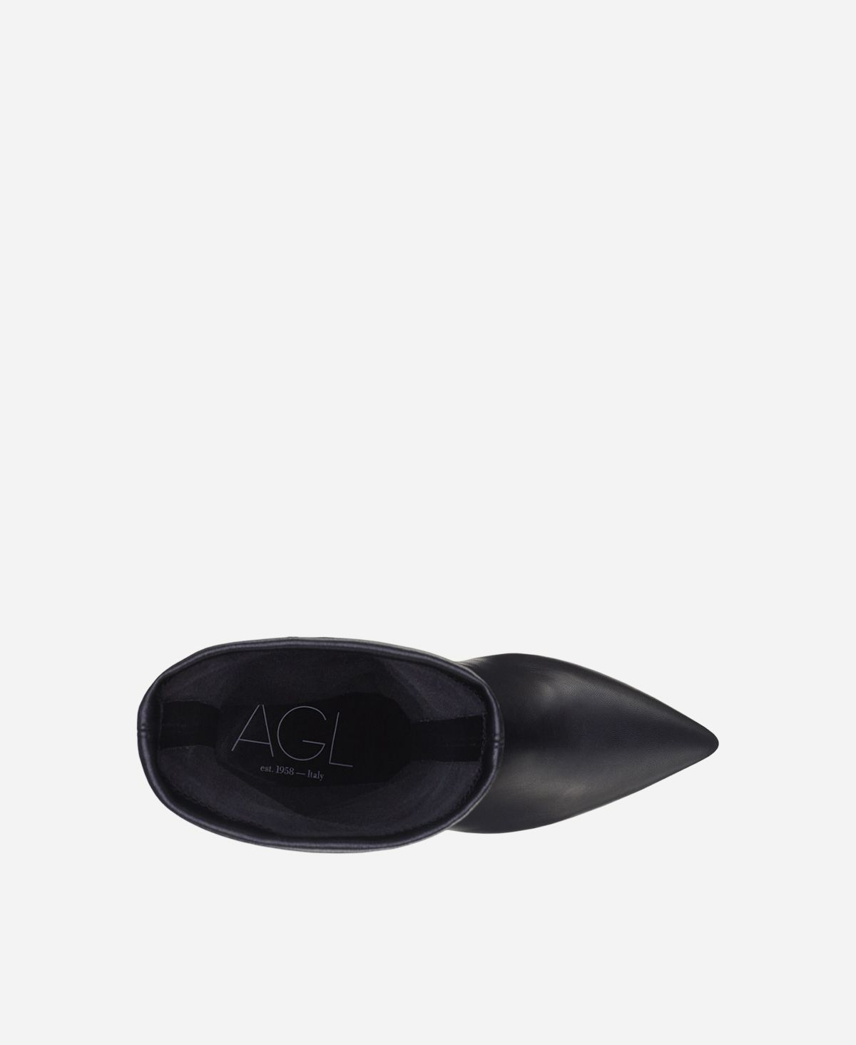 Agl Stivaletto in pelle stretch Nero LILLY Prezzo Ridotto