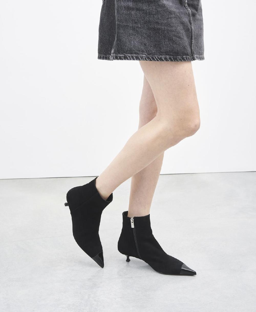 Agl Stivaletto con puntina Nero Lenor Bootie Bi Presa