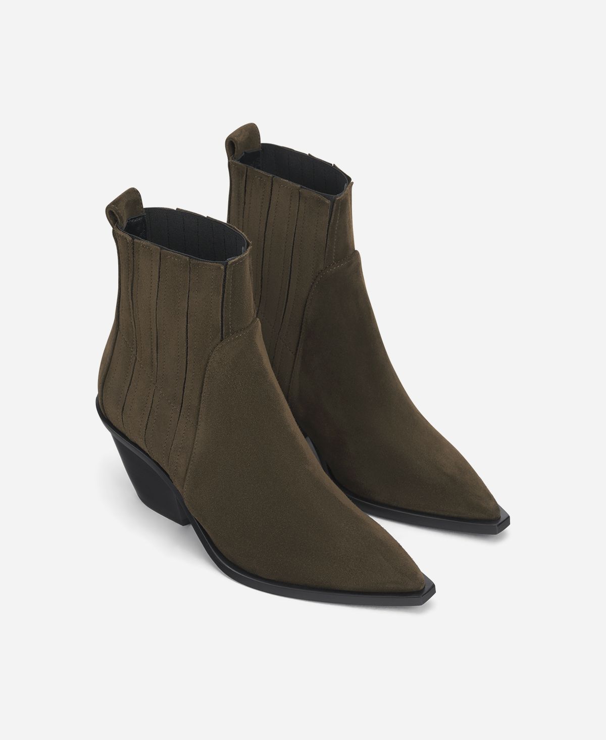 Agl Texano in velour Brown Roberta Beat Outlet