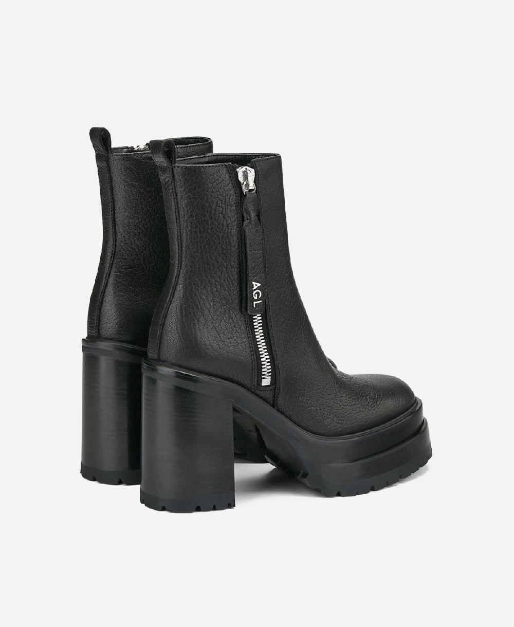 Agl Stivaletto in pelle Nero Tora Hotsell