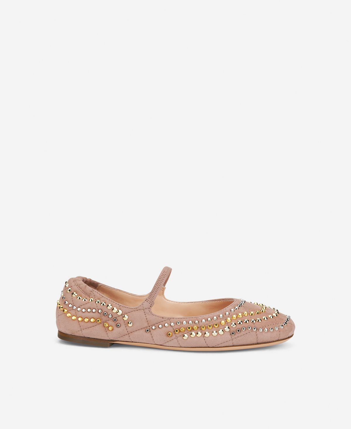Agl Ballerina con borchie Rosa cipria Iris Studs