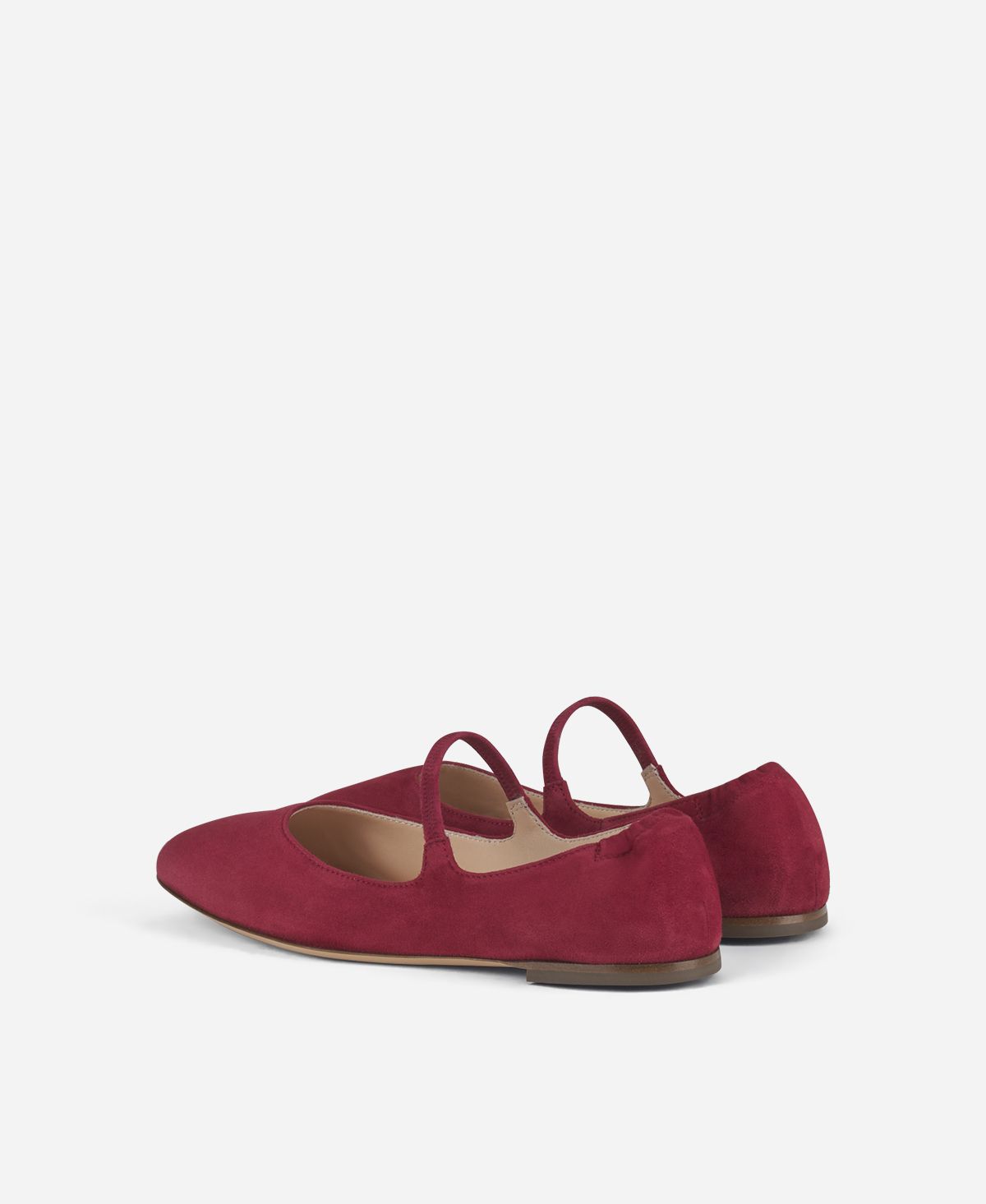 Agl Ballerina in velour Rosso Iris Vendite Flash