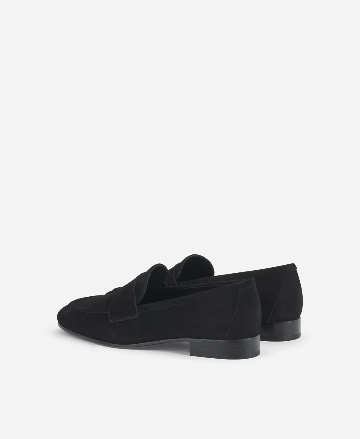 Agl Loafer in velour Nero Costanza Stitch In Saldo