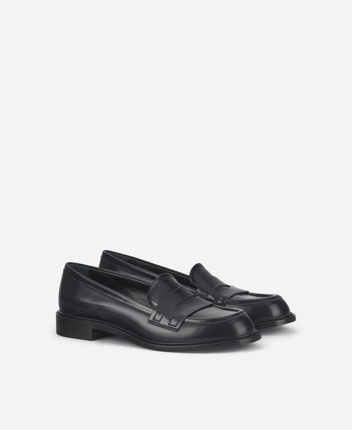 Agl Mocassino in pelle Blu notte Olivia Fornitura limitata