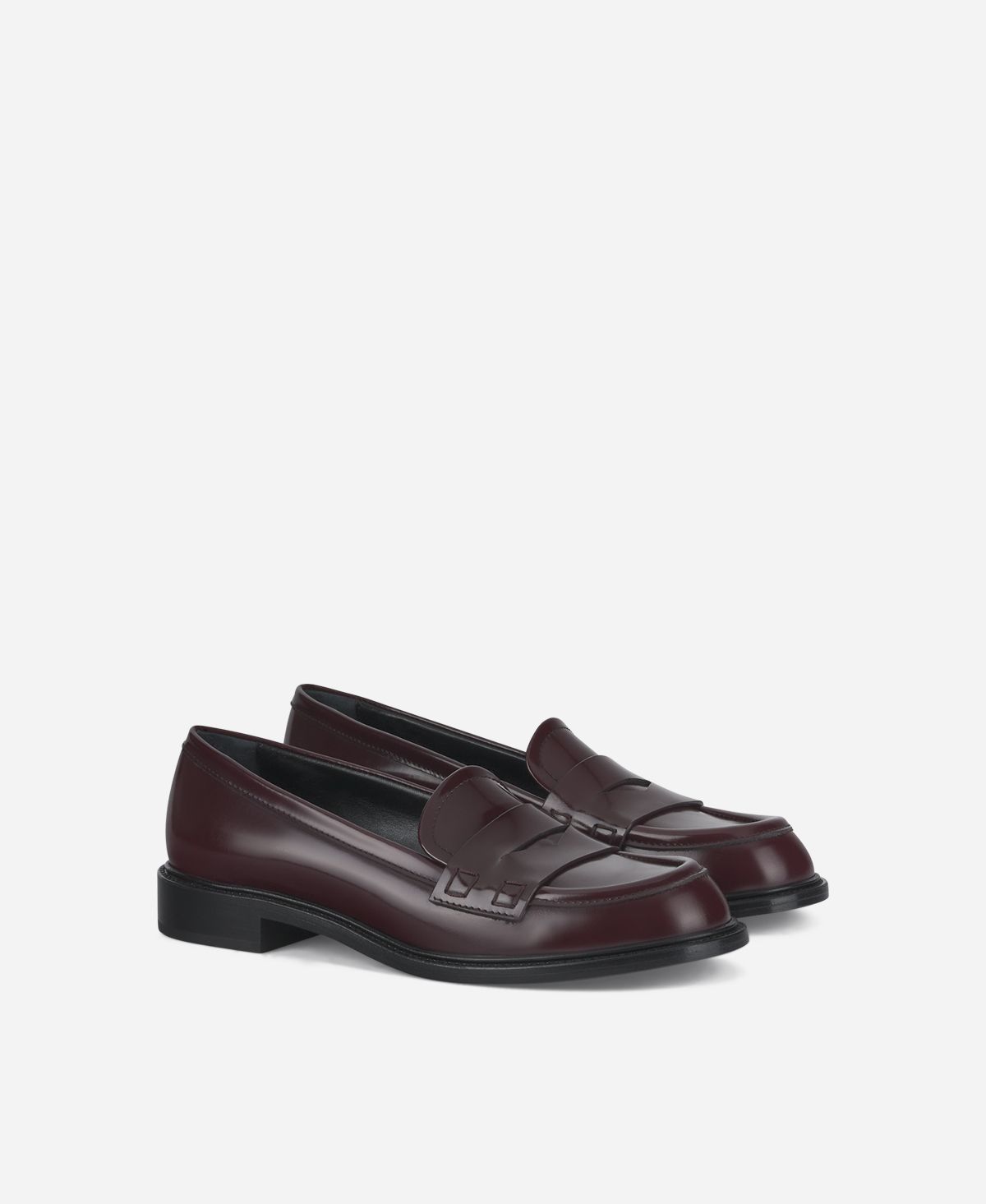 Agl Mocassino in pelle Bordeaux Olivia 2025