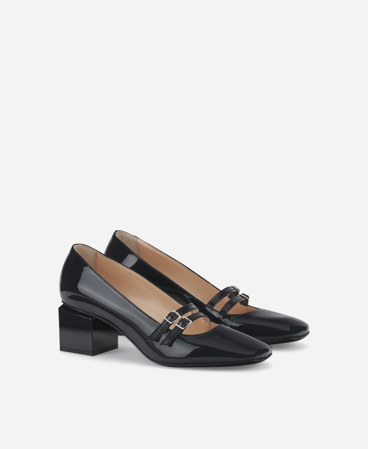 Agl Pump con cinturini Blu notte Angie Mary Jane Pezzi Unici