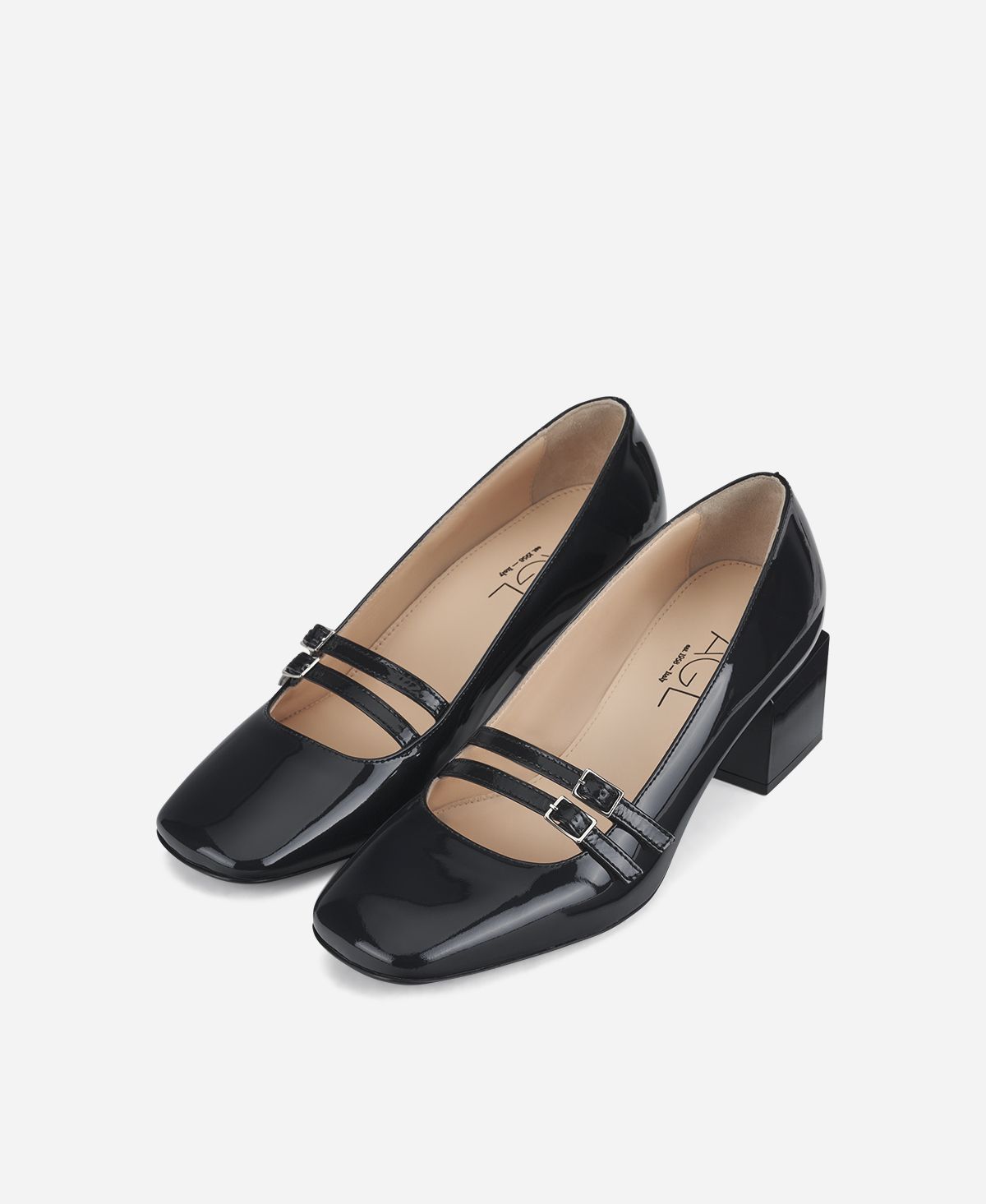 Agl Pump con cinturini Blu notte Angie Mary Jane Pezzi Unici