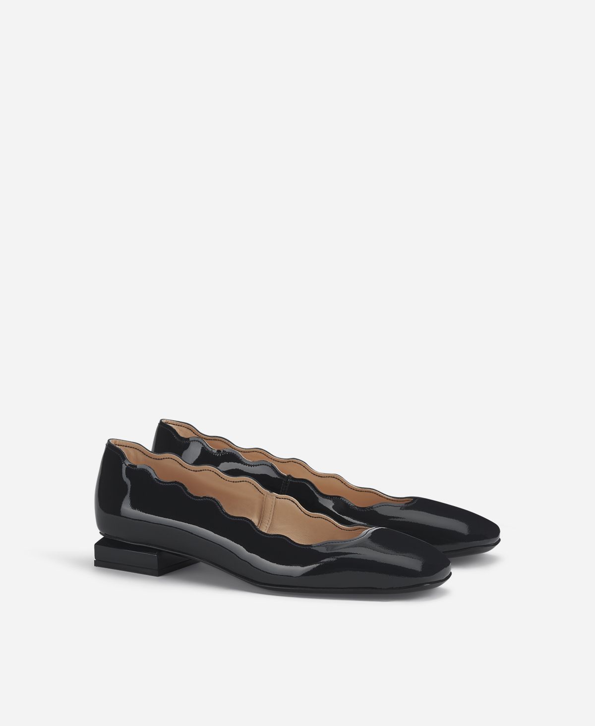Agl Ballerina in vernice Blu notte Angie L Wave Soddisfazione Garantita
