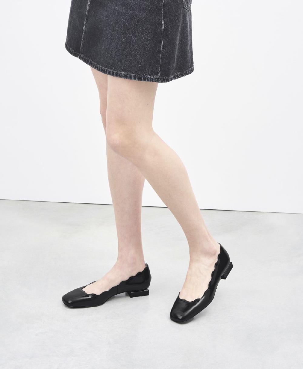 Agl Ballerina in vernice Blu notte Angie L Wave Soddisfazione Garantita