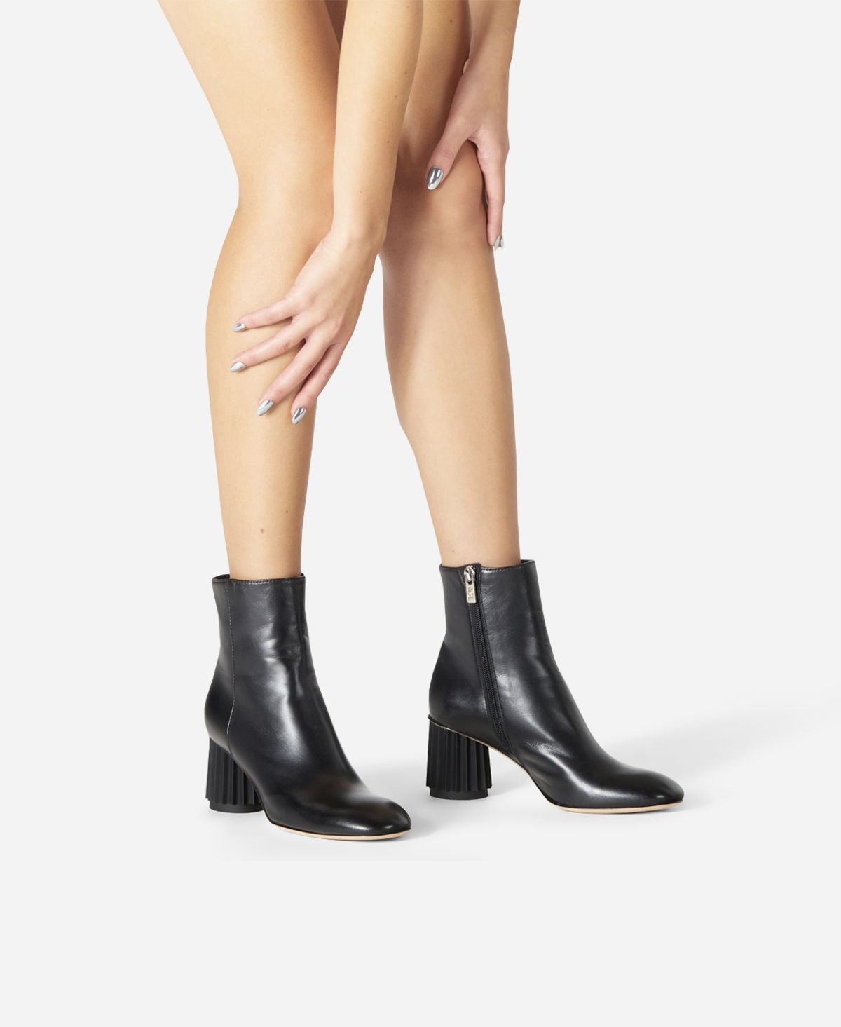 Agl Stivaletto con tacco design Nero Dorica M Bootie Prezzo Ridotto