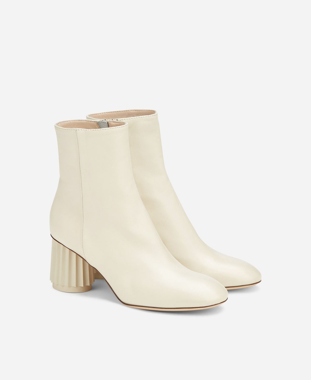 Agl Stivaletto con tacco design Crema Dorica M Bootie Sottocosto
