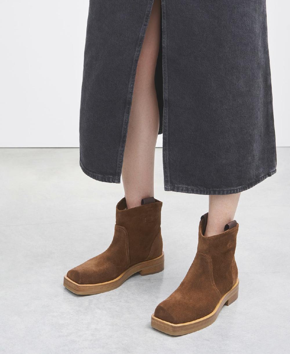 Agl Stivaletto texano Cuoio Rina Low Sconto