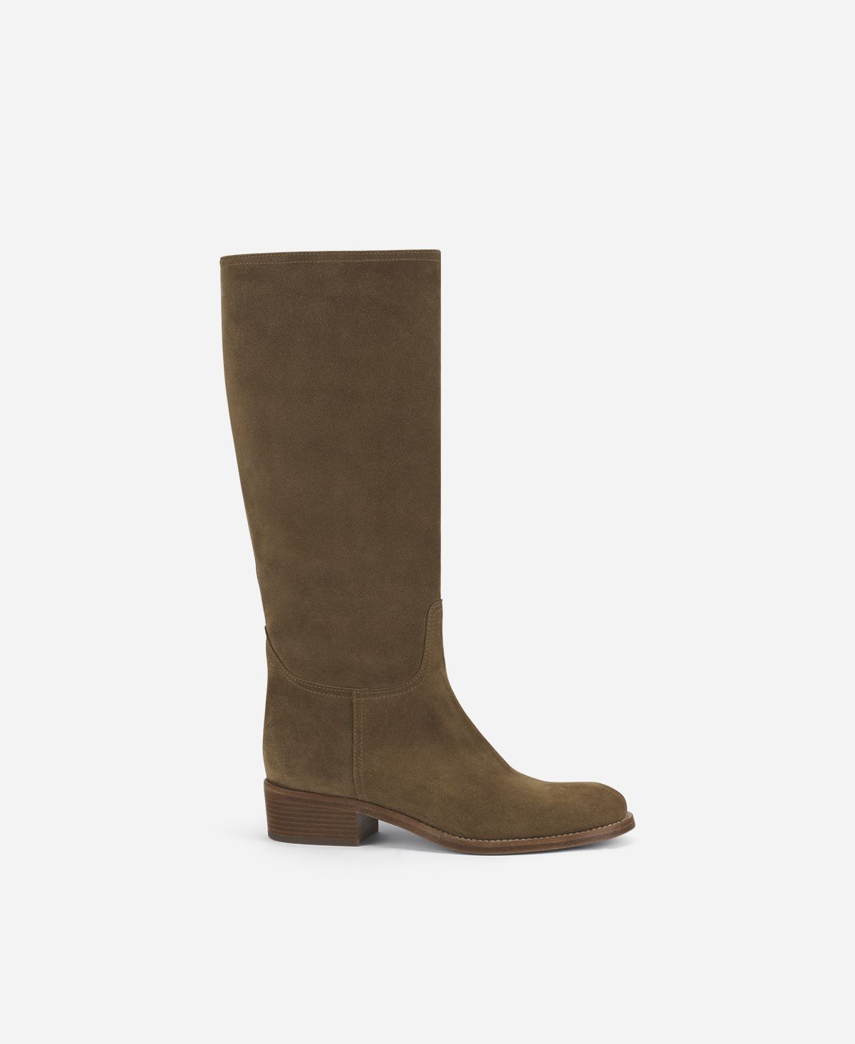 Agl Stivale in velour waterproof Camel Georgia