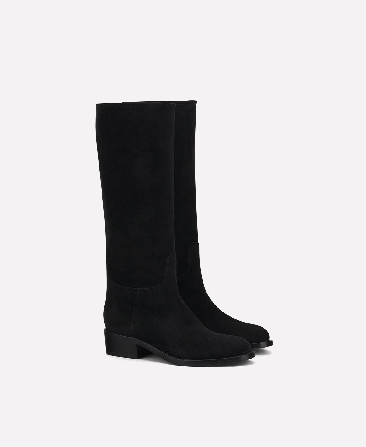 Agl Stivale in velour waterproof Nero Georgia Economico