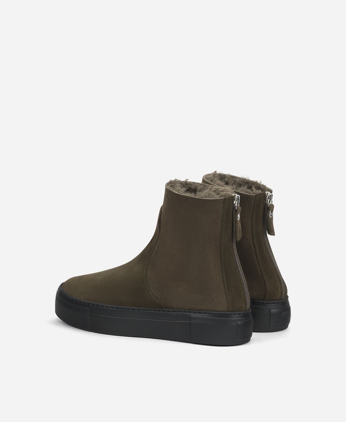 Agl Sneaker stivaletto in montone Brown Meghan Warm Saldi