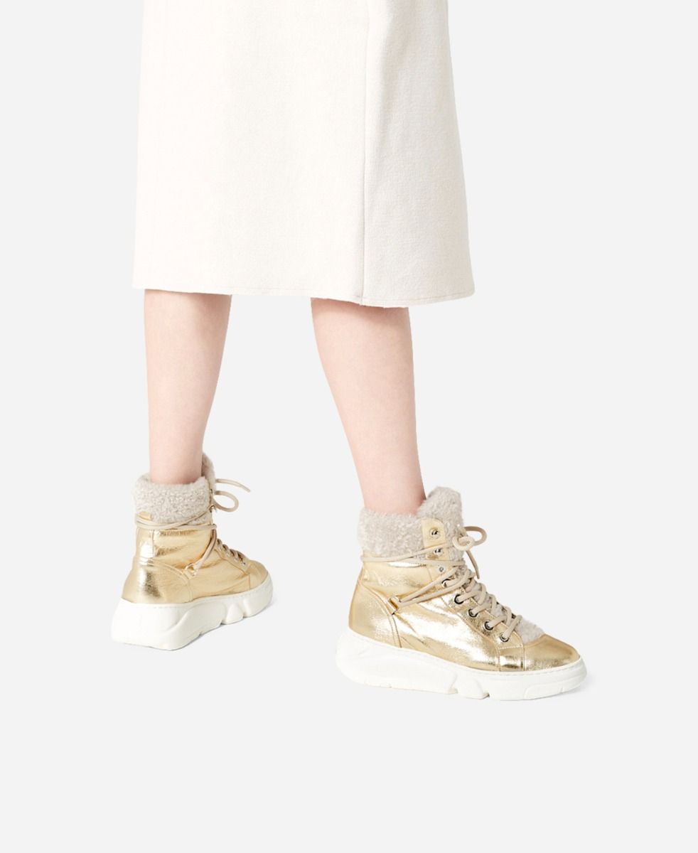 Agl Sneaker con montone Platino GISELLE Vendite Flash