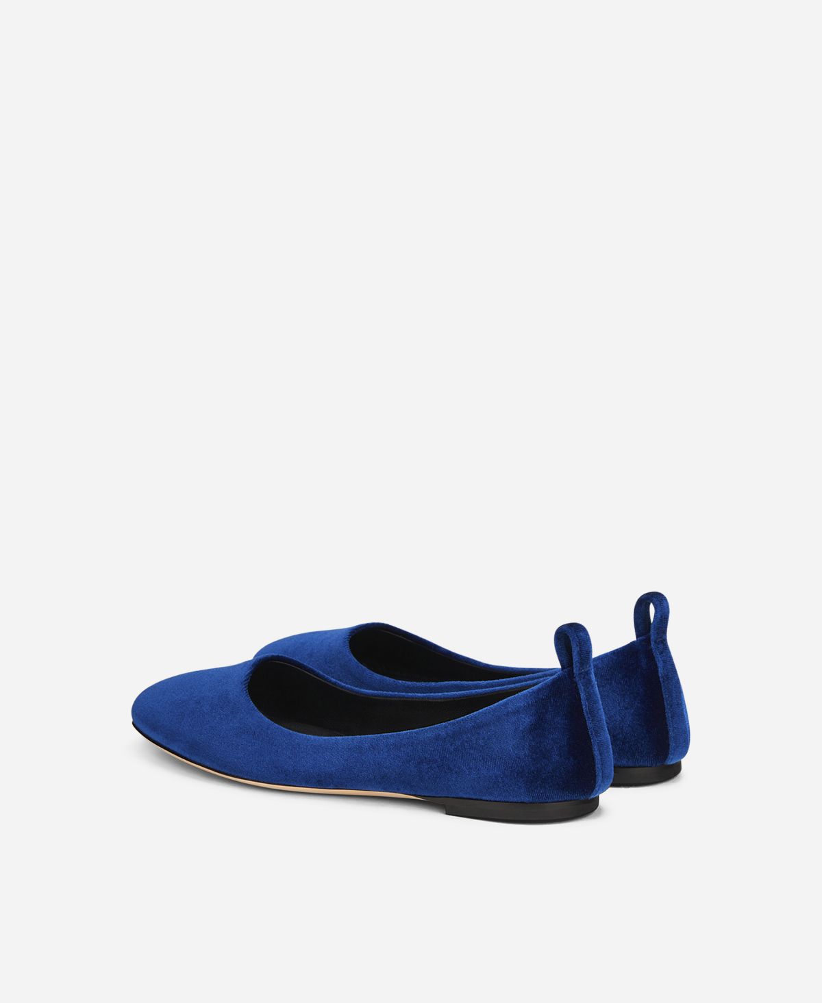 Agl Ballerina in velluto Blu Kim Shopping Online