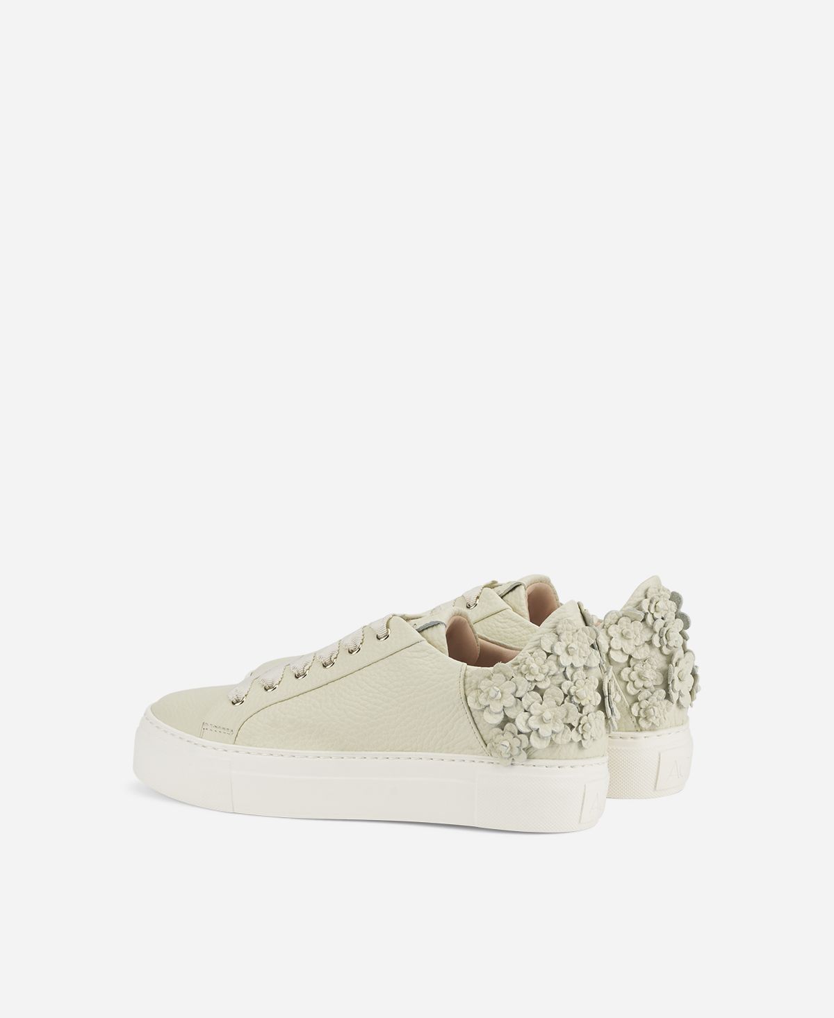 Agl Sneaker con fiori Avorio Eugenia Prezzo Ridotto