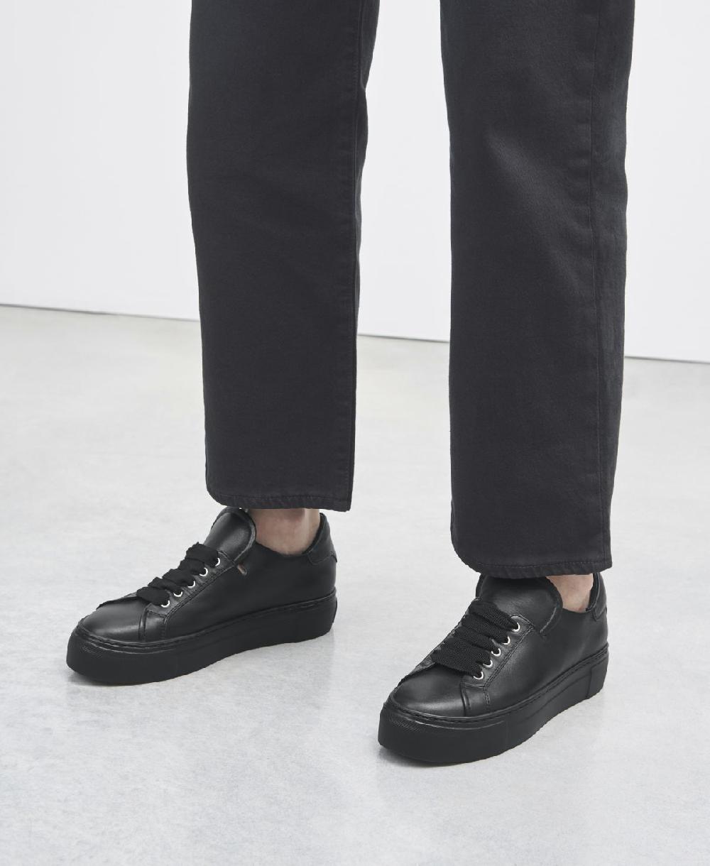 Agl Sneaker in pelle Nero EDDA Sconto