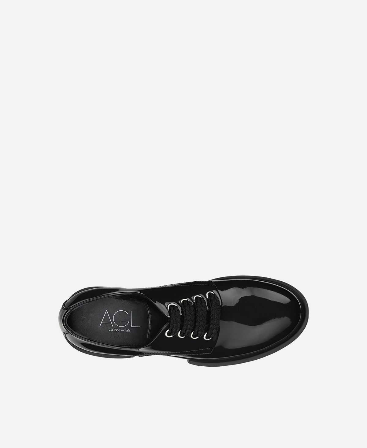Agl Stringata in pelle Nero MAXINE LACE UP Online