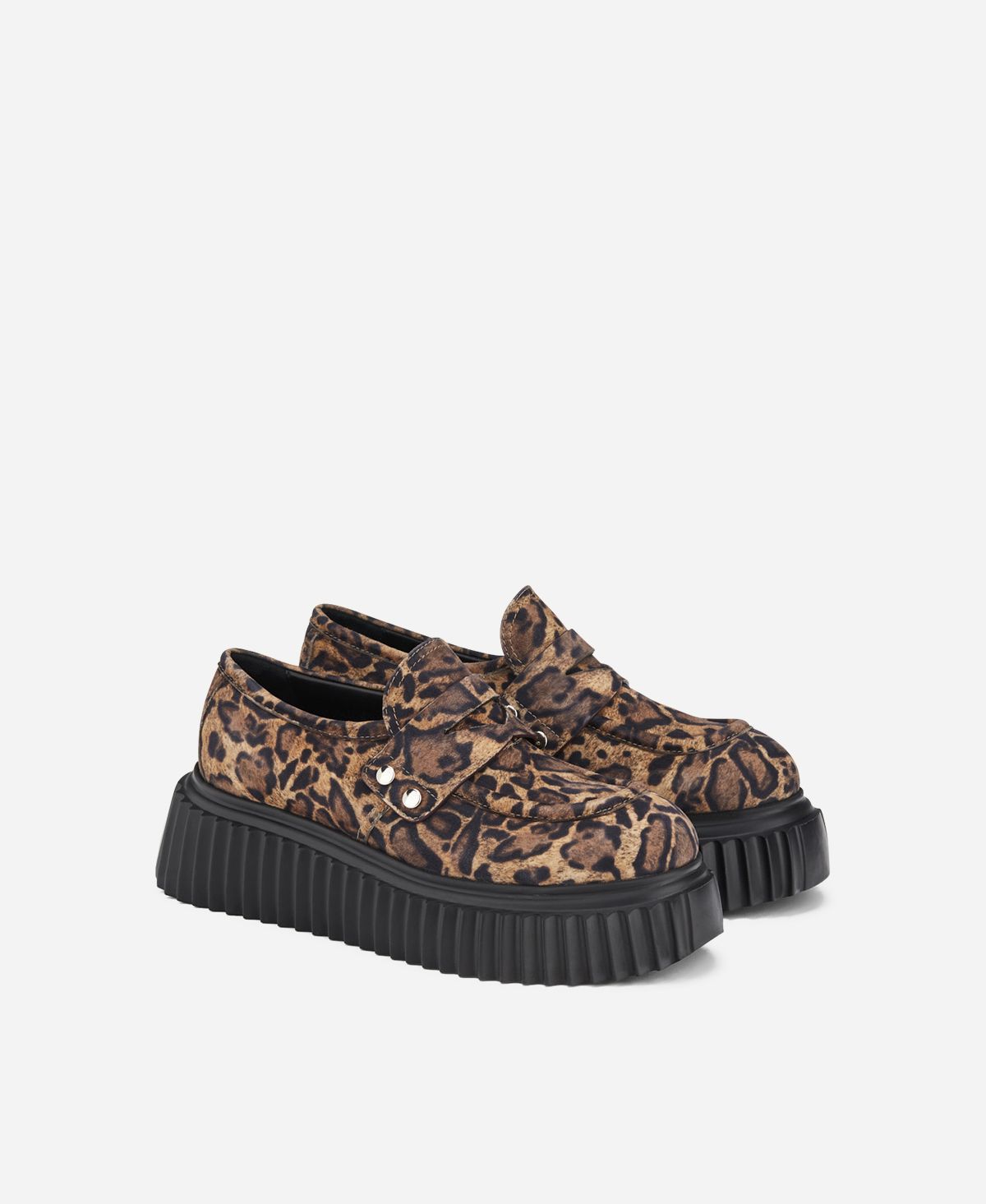 Agl Mocassino chunky Stampa leopard DANY In Vendita