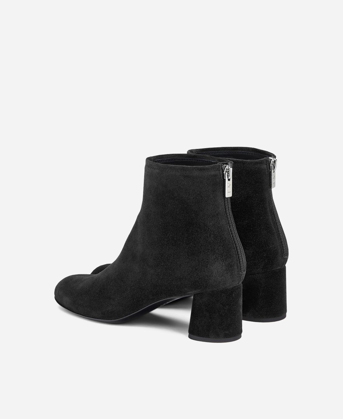 Agl Stivaletto in velour Nero OLGA Vendite Flash