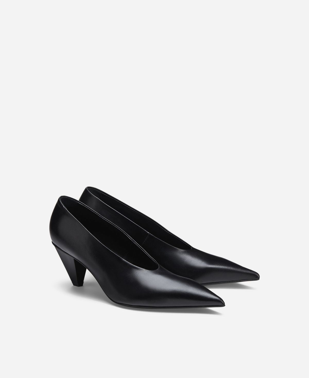 Agl Décolleté in pelle Nero KNIFE PUMP Italia