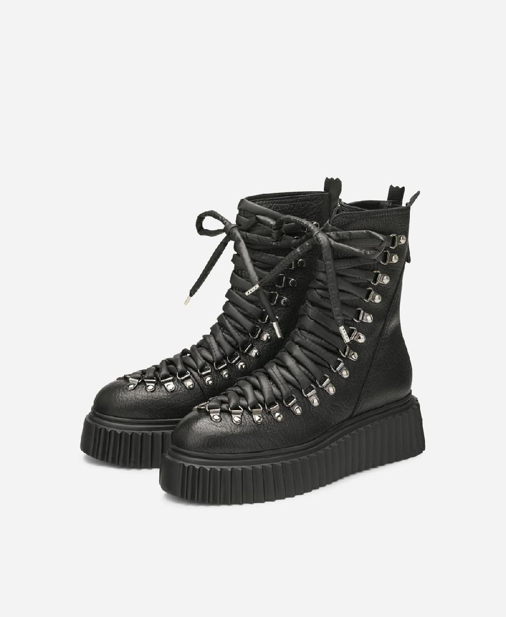 Agl Biker in pelle Nero DROMO In Linea