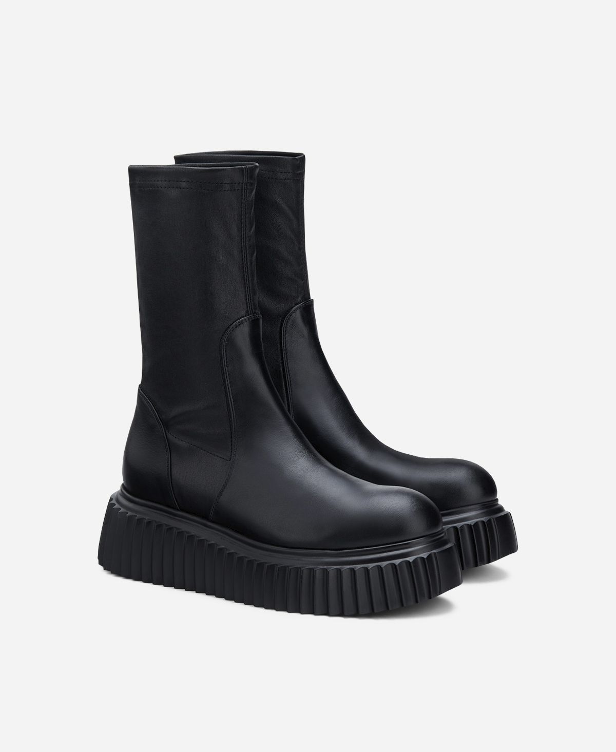 Agl Stivaletto in nappa Nero MILAGROS STRETCH Nuovo