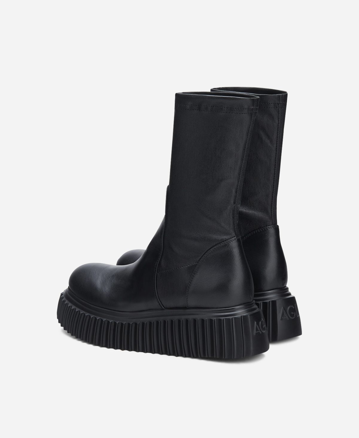 Agl Stivaletto in nappa Nero MILAGROS STRETCH Nuovo