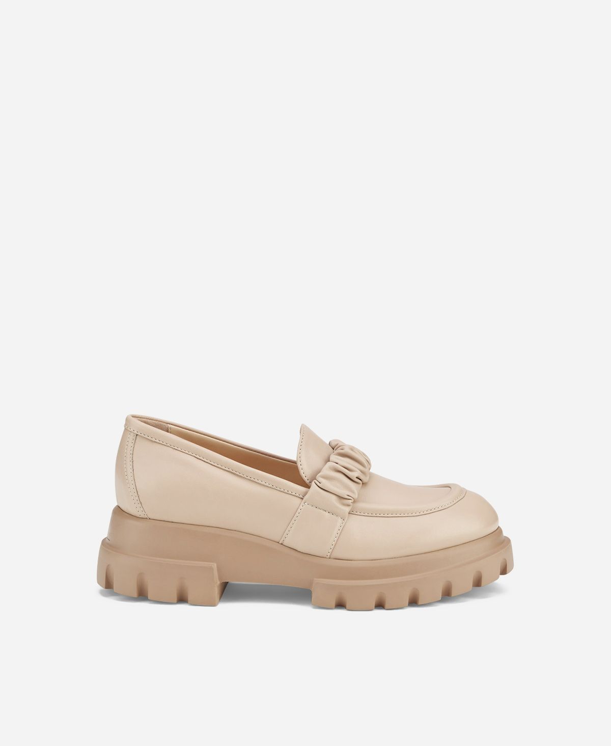 Agl Mocassino con rouche Beige CELESTE