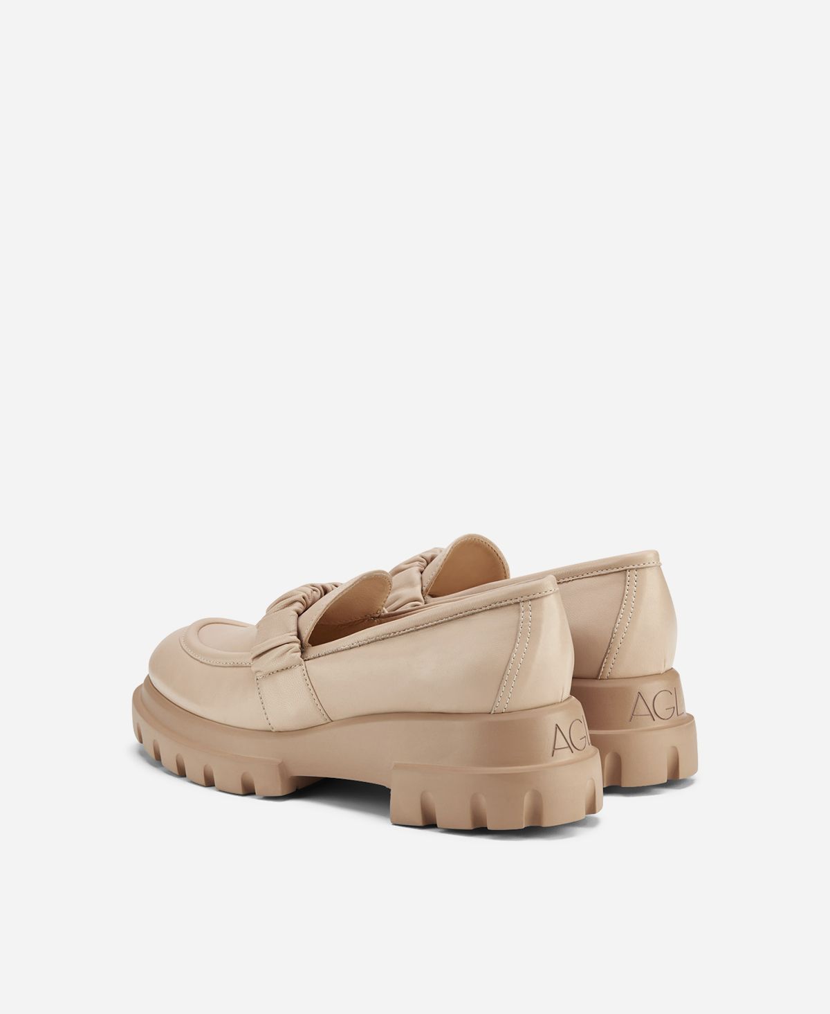 Agl Mocassino con rouche Beige CELESTE Promozione Limitata