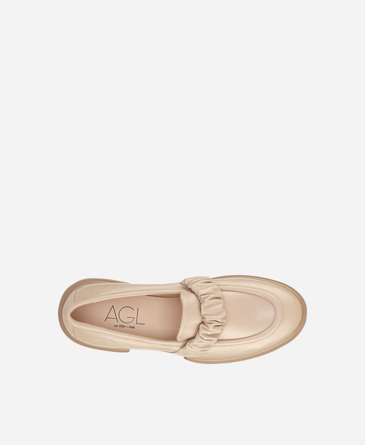 Agl Mocassino con rouche Beige CELESTE Promozione Limitata