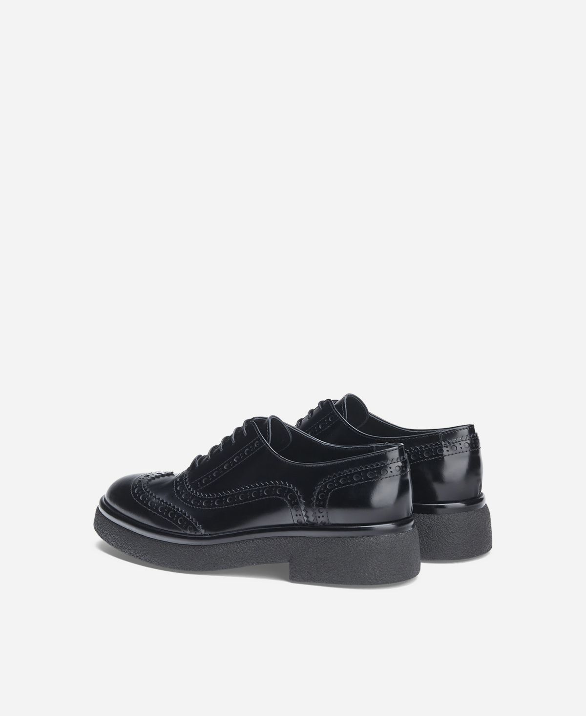 Agl Stringata in pelle Nero ALISON R LACE UP Moda