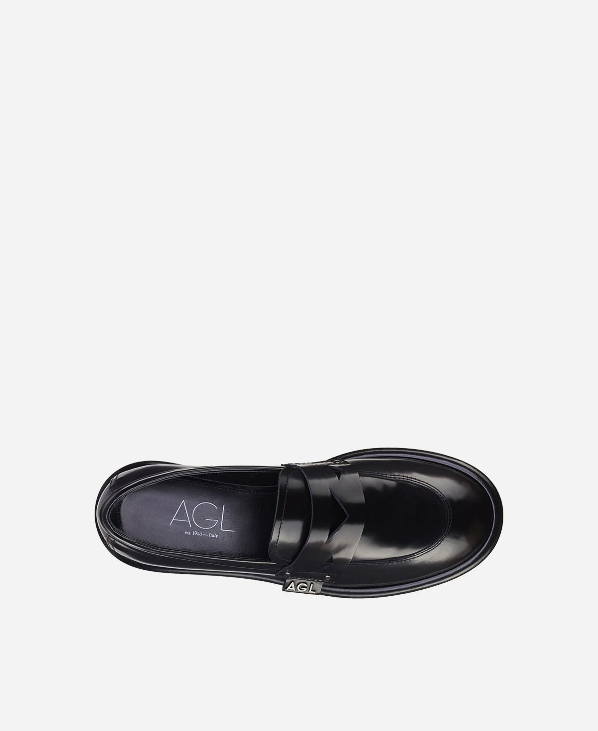 Agl Mocassino in pelle Nero ALISON MOC Novità